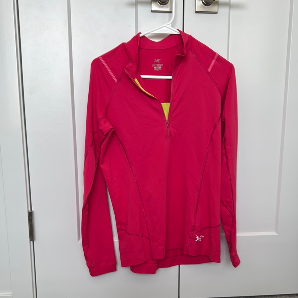 Arc'teryx Fuchsia Half-Zip Pullover